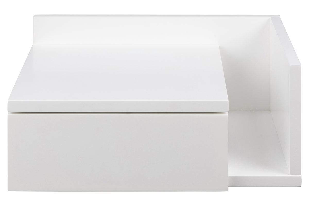 Comodino pensile con cassetto