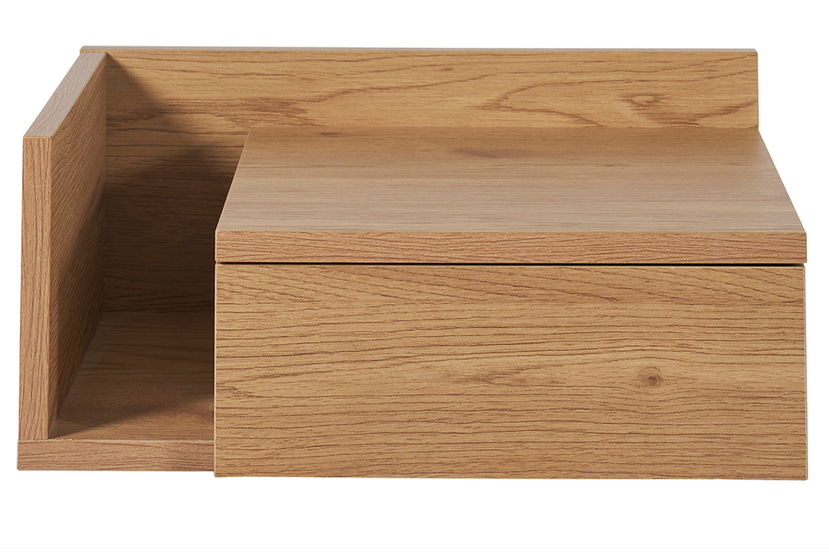 Comodino pensile con cassetto