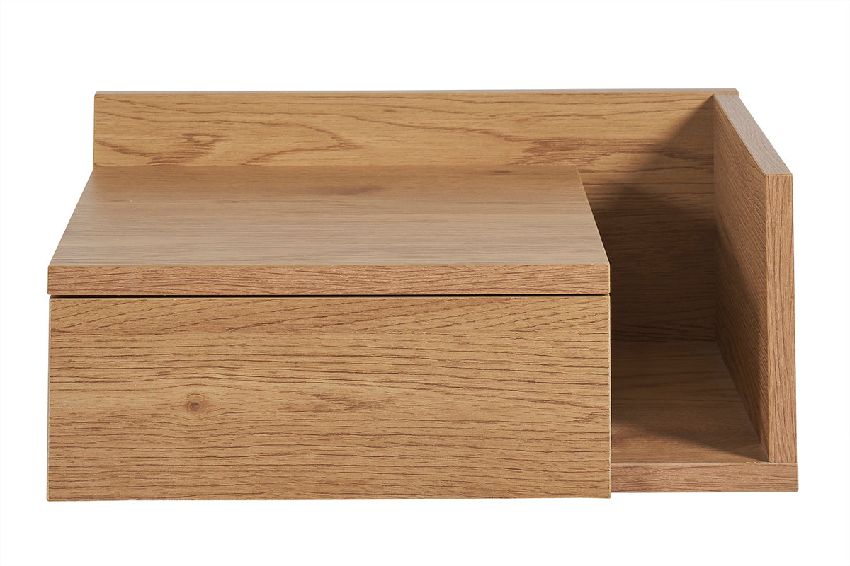 Comodino pensile con cassetto