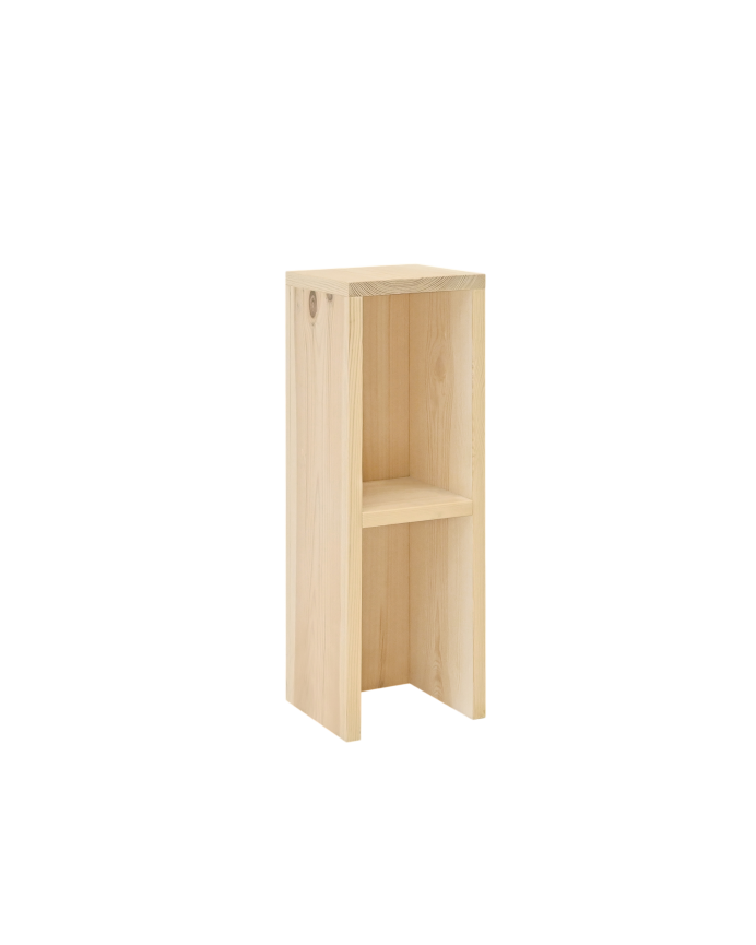 Comodino in Legno Massello di Pino