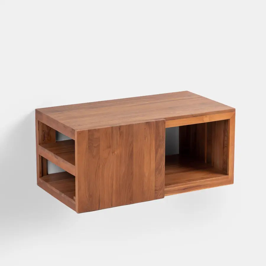 Mobile da bagno sospeso in legno