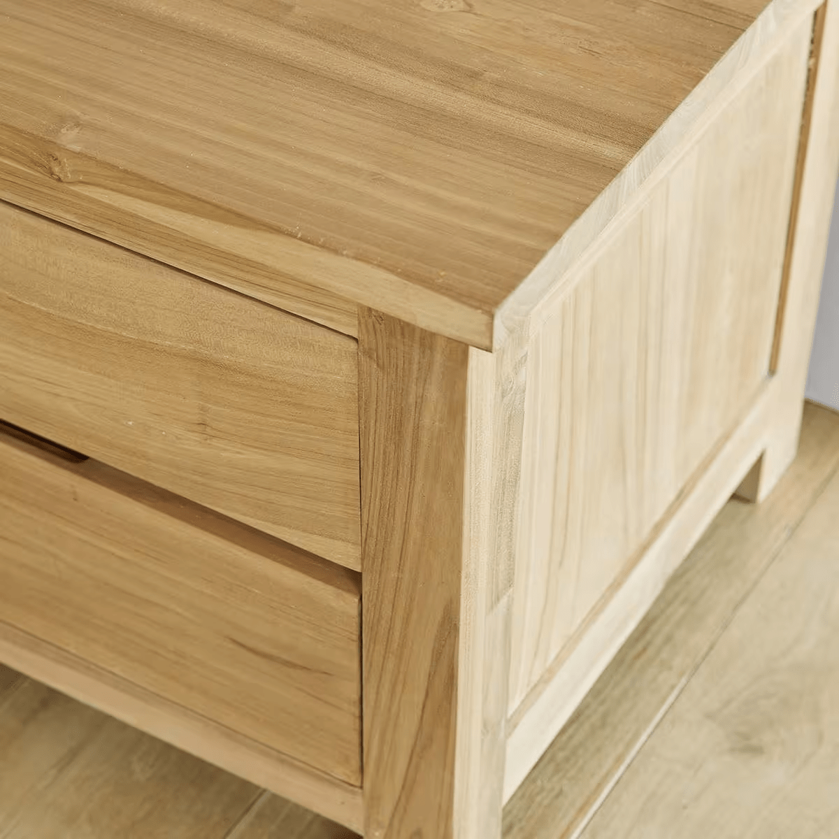 Mobile TV in Legno Massello di Rovere