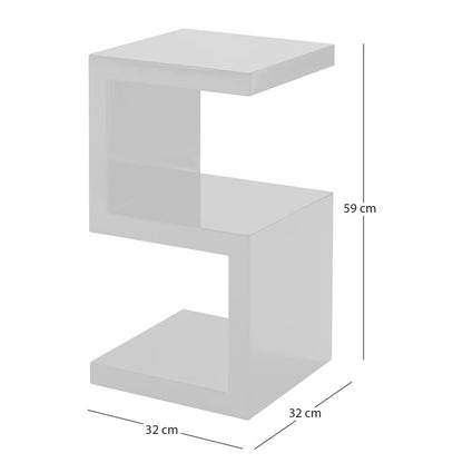 Tavolino Snake - a forma di S