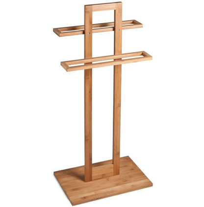 Porta Asciugamani Da Terra In Legno