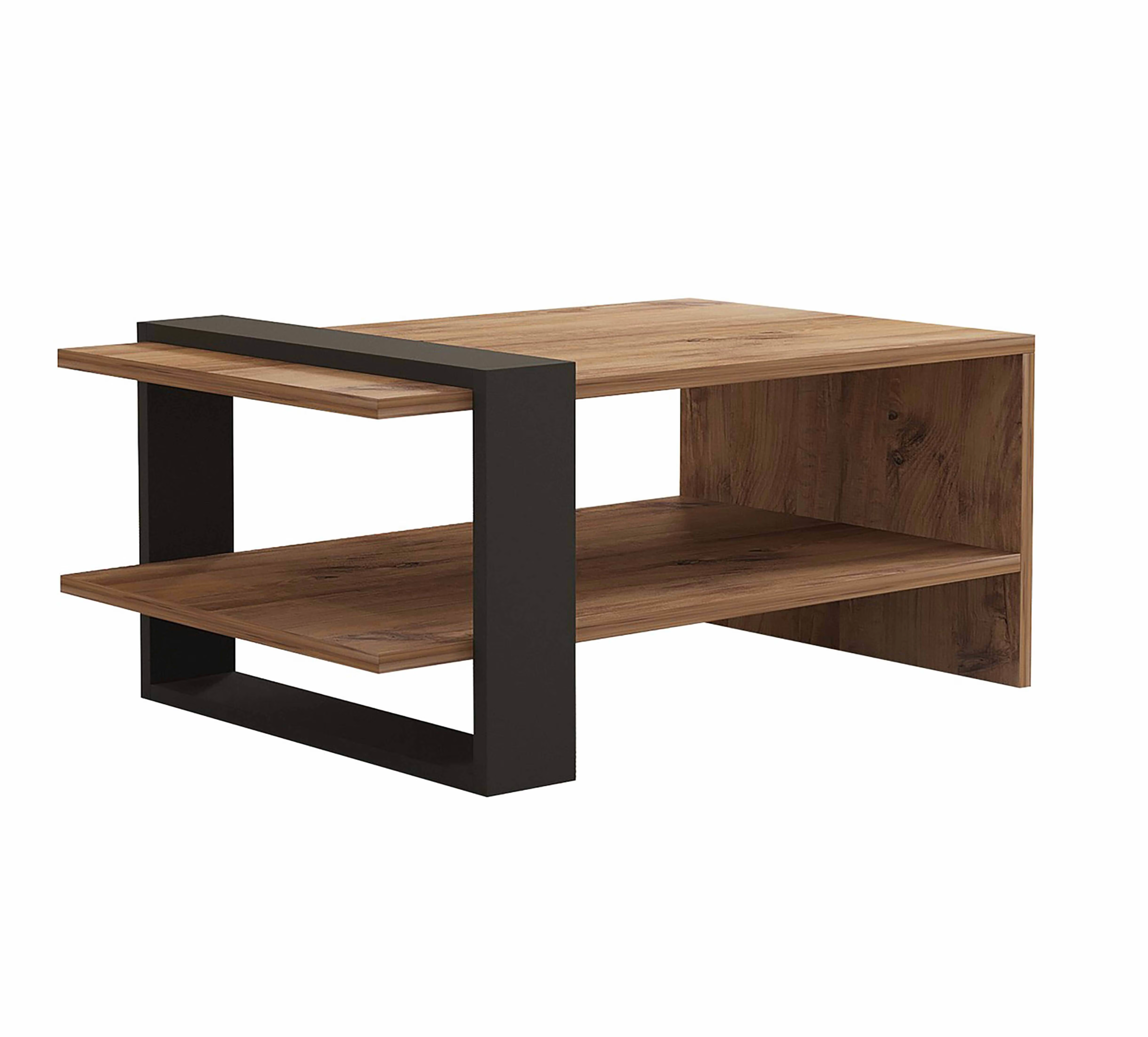 Tavolino Rettangolare Effetto Legno