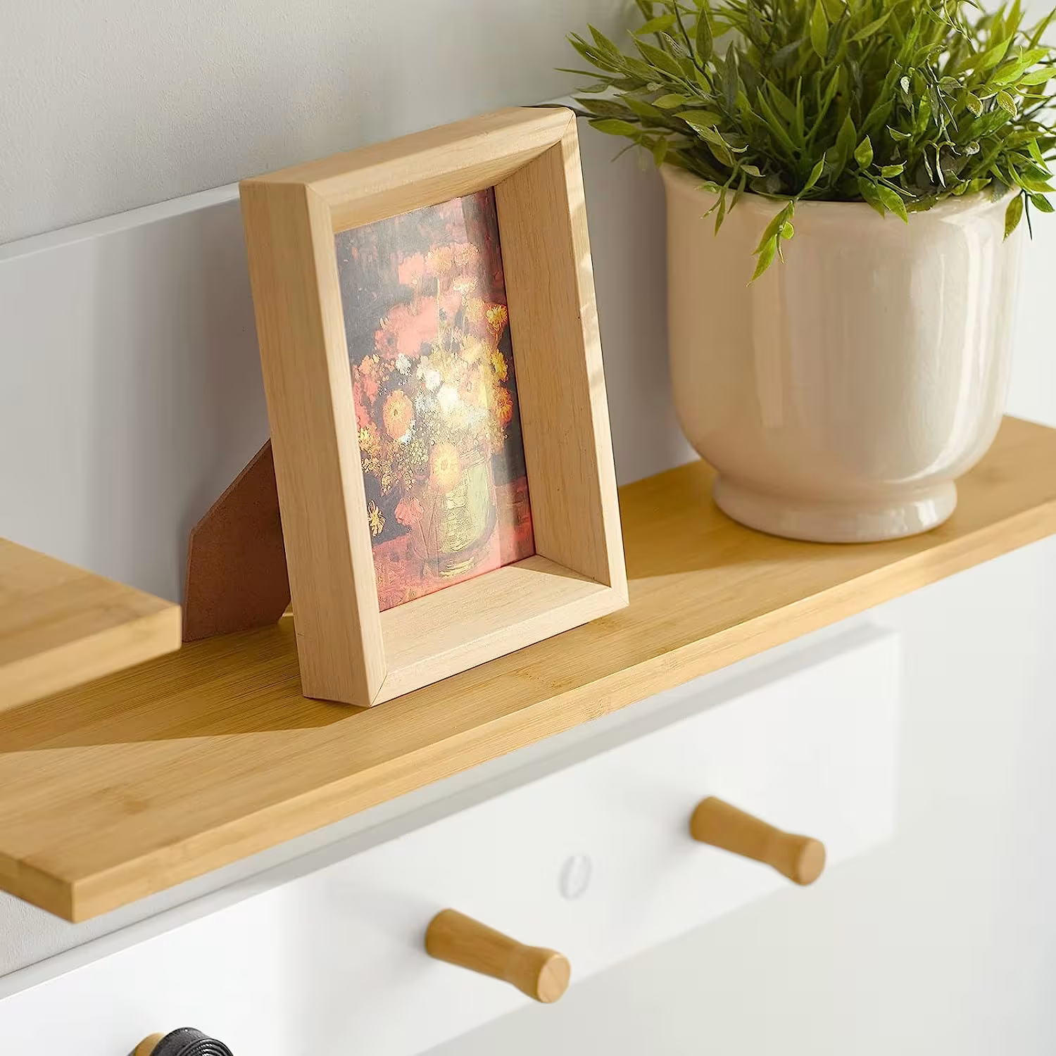 Appendiabiti a muro - bianco in mdf