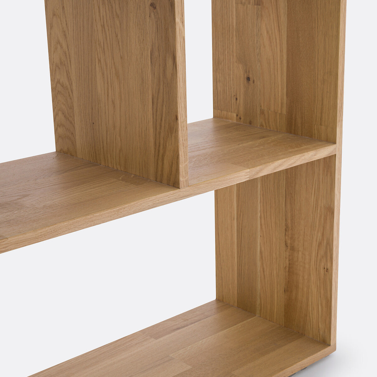 Libreria a scala in rovere massello