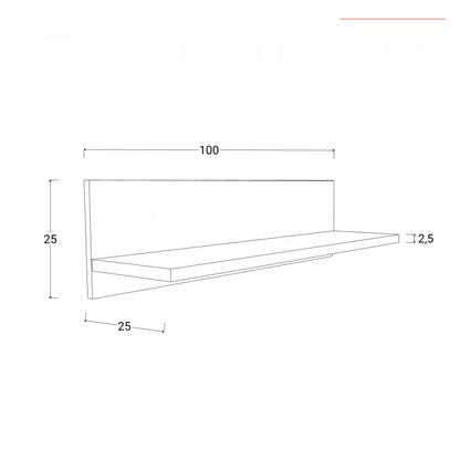 Mensola in Legno Massello
