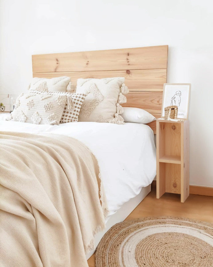 Comodino in Legno Massello di Pino