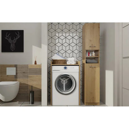 Mobile copri lavatrice e asciugatrice aperto