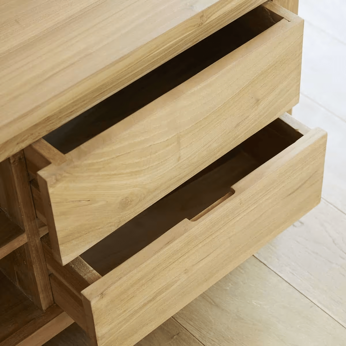 Mobile TV in Legno Massello di Rovere