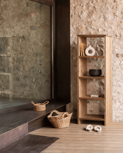 Scaffale Libreria in Legno Massello